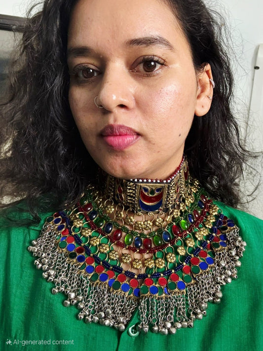 Afghani Maharani choker