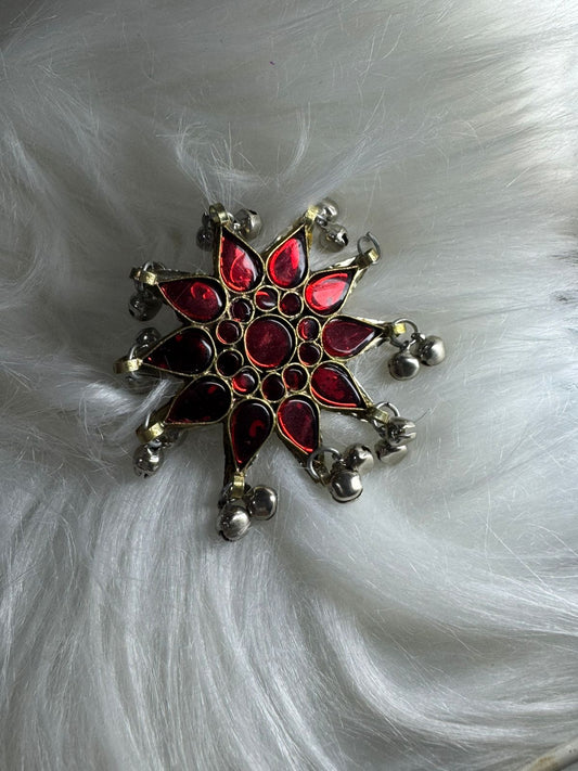 Afghnai Red Star Ring