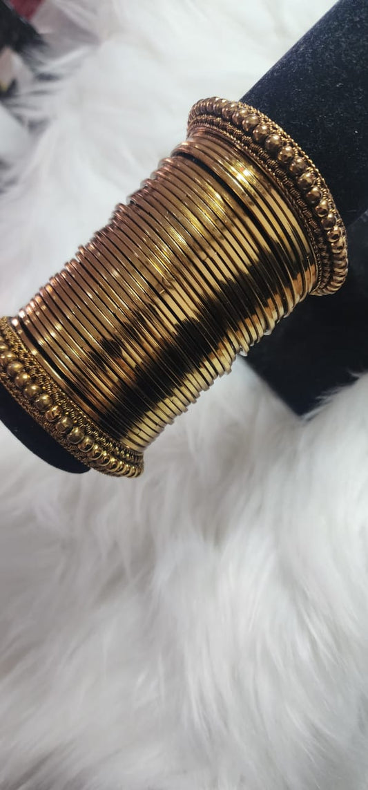 Desi Golden Bangles