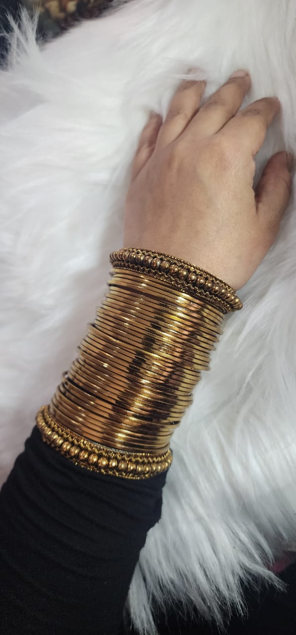 Desi Golden Bangles